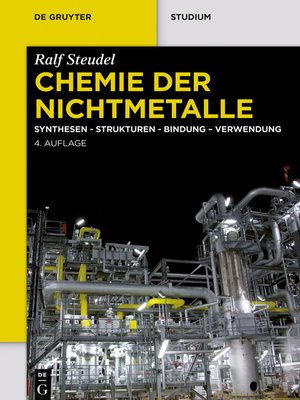 cover image of Chemie der Nichtmetalle